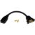 0.2m High Speed with Ethernet HDMI Stub F-F