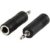 3.5mm Mono Plug to 6.35mm Stereo Socket Adapter