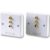 AV CAT5 Wallplate System (pair)
