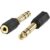 1/4 inch Stereo Plug to 3.5mm Stereo Socket Adapter