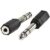 6.35mm Stereo Plug to 3.5mm Stereo Socket Adapter