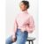 Pink High Neck Knit Crop Jumper