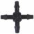 6mm Irrigation Cross Connector