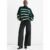 Green Chunky Knit High Neck Jumper