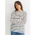 Mono Stripe Oversized Knit Jumper