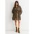 Brown Animal Smock Mini Dress