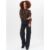 Chocolate Animal Print Crew Neck Knit Jumper
