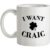 I Want Craic mug.