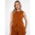 Rust Cotton Contrast Stitch Detail Waist Coat