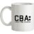 CBA Can’t Be Arsed mug.