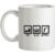 Eat Sleep Netball mug.