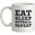 Eat Sleep Netball Repeat mug.
