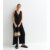 Black Wrap Top Bellted Plisse Jumpsuit