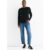 Black Crew Neck Fine Knit Oversized Jumper