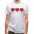 Trio of 16 Bit Hearts classic fit.