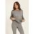 Grey Soft Touch Crew Neck Oversized Top