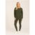 Khaki Soft Touch Crew Neck Oversized Top