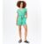 Green Elasticated Waist Wrap Belted Playsuit