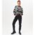 Black Zebra Print Oversized Jumper