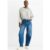 Grey Recycle Contrast Stripe Loose Fit Knit Jumper