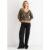 Camel Animal V Neck Short Knit Jumper