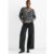 Grey Animal V Neck Short Knit Jumper