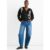 Black Floral Appliqué Wool Mix Cardigan