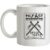 Halfass Engineering mug.