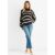 Chocolate Chunky Knit High Neck Jumper
