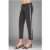 Sundry Star Glitter Stripe Roll Up Chino Trousers Size: 26″ Colour: Black