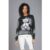Lauren Moshi Lee Peace Teddy Crew Sweater Size: XS Colour: Black