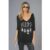 Lauren Moshi Eva x Kiss Oversized T-Shirt Size: M Colour: Black