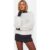 Cream Crew Neck Rib Knit Oversized Jumper