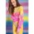 PJ Salvage One Love Ombre Tie Dye Crew Neck Long Sleeve Sweater Size: S Colour: Pink