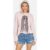 Lauren Moshi Harmony Hippie Girl Hooded Sweater Size: M Colour: Pink
