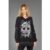 Lauren Moshi Samantha Butterfly Skull Burst Hoodie Size: L Colour: Black
