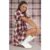 Show Me Your Mumu Smitten Tartan Babydoll Dress Size: M Colour: Red