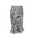 Mono Zebra Print Wrap Midi Skirt