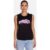 Lauren Moshi Kel X Barbie Convertible Tank Top Size: L Colour: Black