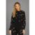 Lauren Moshi Spalding Mini Butterflies Crop Sweater Size: XL Colour: Black