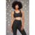 Spiritual Gangster Studio Dream Tech Sports Bra as seen on Malin Andersson Colour: Black Size: L
