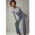 Electric & Rose Ella Ribbed Lounge Pants Size: L Colour: Blue