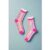 Sock Candy Candy Stripe Ruffle Crew Sock Size: One Size Colour: Multi