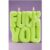 Wavey Casa FUCK You Lime Puffer Candle Colour: Lime