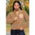 Samii Ryan Smiley® Sunshine Sherpa Jacket as seen on Sarah Jayne Dunn Size: L Colour: Brown