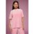 Samii Ryan Optimist Velour T-Shirt Size: S Colour: Pink