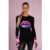 Lauren Moshi Shyla Pink Ombre Lip Top Size: S Black: Black