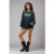 Daydreamer LA CHARLI XCX Brat Long Sleeve Tee Size: One Size Color: Black