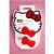 Hello Kitty x Kitsch Recycled Plastic Creaseless Clips 2pc Set Colour: Red