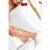 Hello Kitty x Kitsch Satin Pillowcase – Solid Ivory Hello Kitty Bow Colour: White